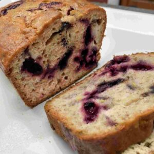 Haskap Banana Bread